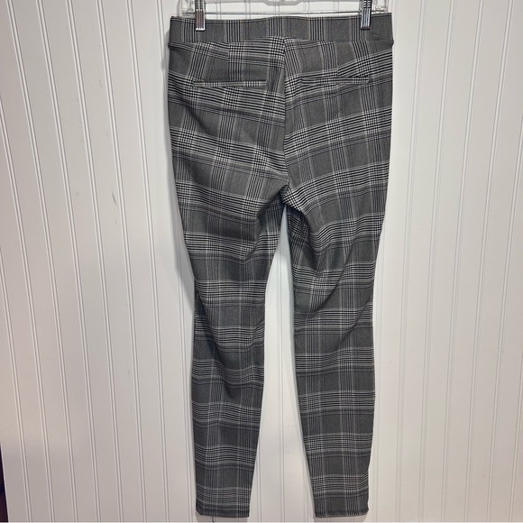 Simply Vera Wang Skinny Ankle Grey Plaid Pants Women’s Medium - Picture 4 of 5